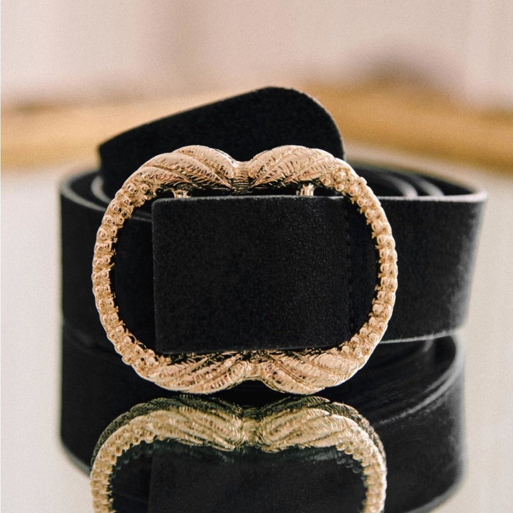 Sézane Black Adjustable Belt